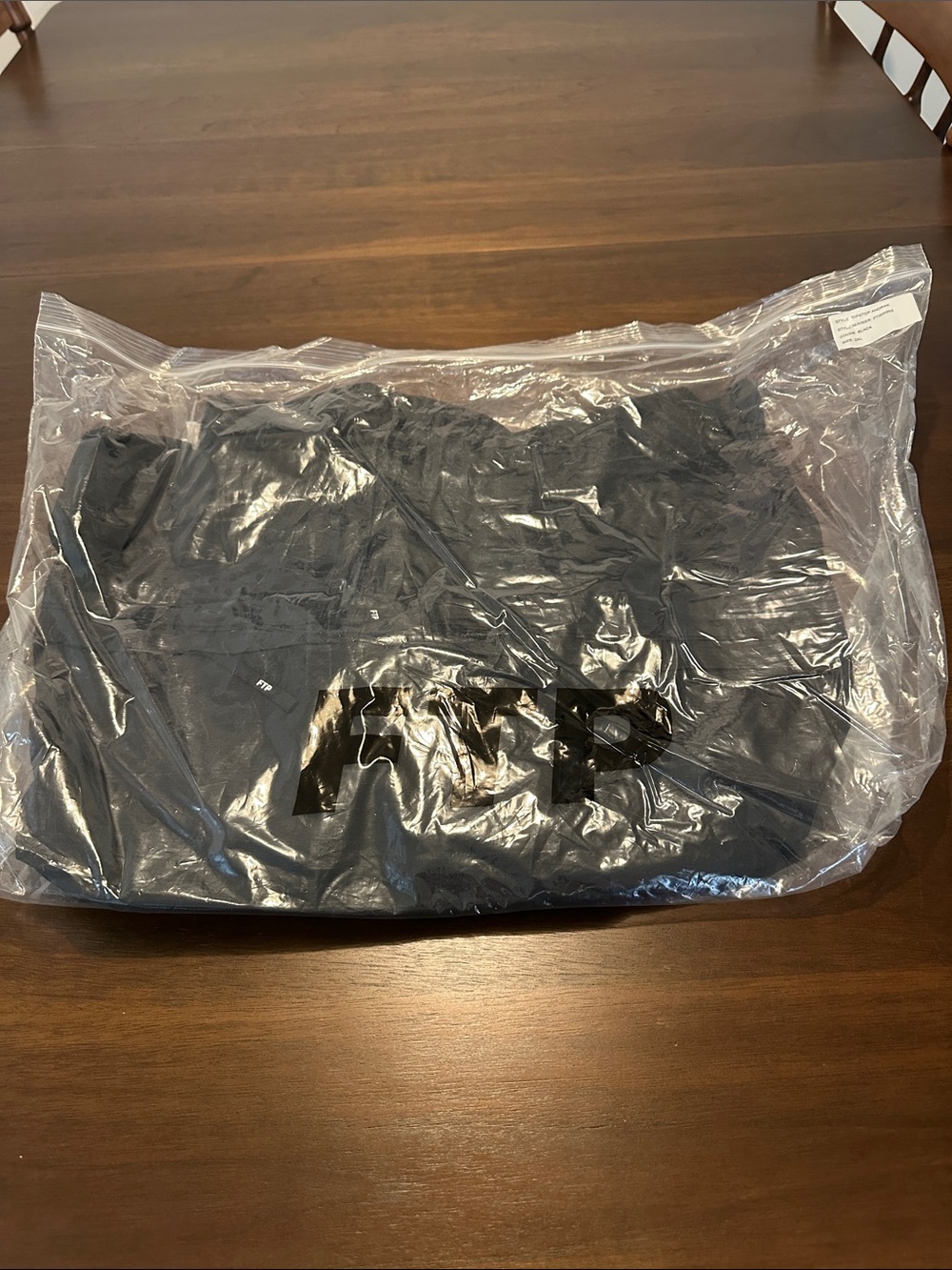 FTP Black Windbreaker Jacket
